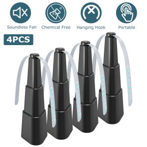 4 ventilateurs anti-mouches batterie, pour table extérieure, BBQ picnic