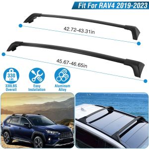 Barres transversales toit alliage aluminium RAV4 2019-2024