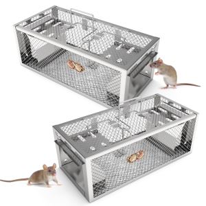2Pack Piège à souris automatique 11,81x5,63x4,45po