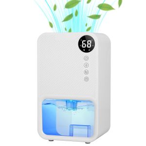 Déshumidificateur portable 37oz minuteur 24h 7 couleurs