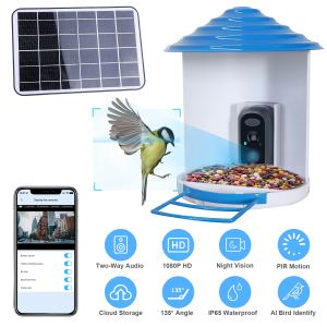 Mangeoire oiseaux intelligente caméra solaire 1080P HD WiFi