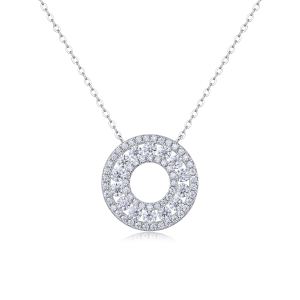 1Reciprocating - Pendentif moissanite S925 argent sterling