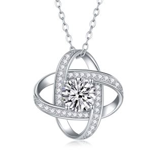 1Réciproque - Pendentif Moissanite 1ct S925 Argent