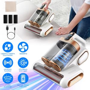 Aspirateur matelas 16Kpa UV UVC 18000RPM dual réservoirs