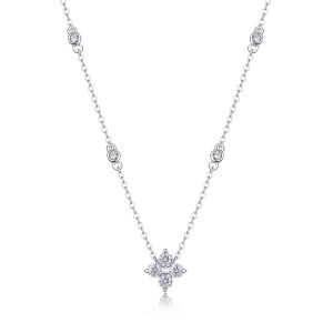 1Étoile Radieuse - Pendentif Moissanite S925 Argent