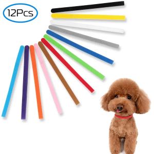 Colliers ID chiots 12 couleurs ajustables double face