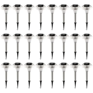 Lampes jardin solaires 24 pc, imperméables IP44