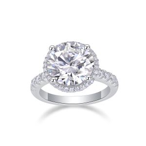 1Starry Sky - Ensemble moissanite 5ct S925 plaqu