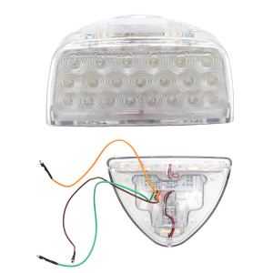 Feux clignotants Peterbilt 31 LED ambre lentille claire 2pc