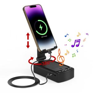 Support téléphone enceinte sans fil powerbank portable