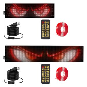 2 panneaux LED Matrix 16x96 programmables app contrôle