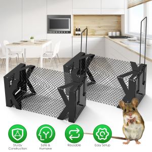Piège souris humain 2 pcs réutilisable intérieur