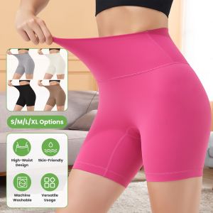 Short athlétique femme taille haute contrôle ventre