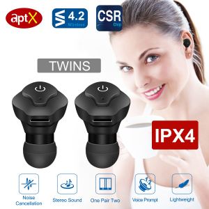 Écouteurs Vrais Sans Fil CSR V4.2 IP44 Réduction