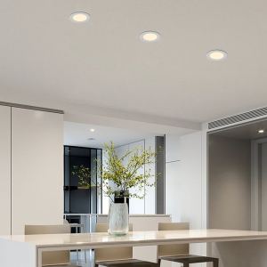 Ensemble 12 luminaires encastrés DEL 4", dimmables 2700K-5000K