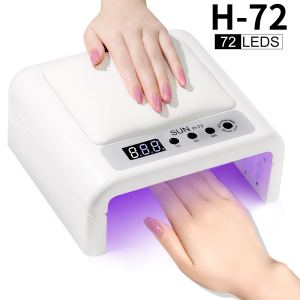 Lampe UV LED ongles gel, repose-bras, salon professionnel