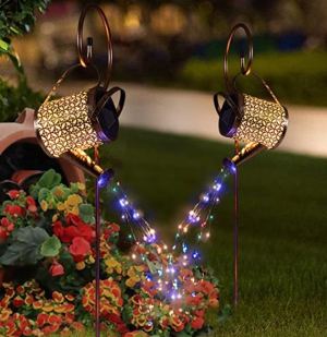 Arrosoir lumineux solaire 1-2pc cuivre extérieur