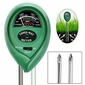 Testeur pH 3 en 1 sol eau lumière jardin plante