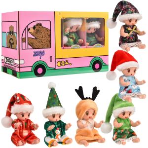 Mini poupées Reborn 6 pcs lavables