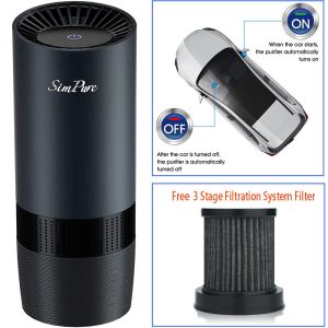 Purificateur air auto HEPA filtre odeur poussière allergies