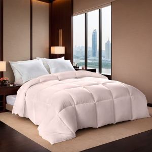 Édredon rose surdimensionné épais, confort peau, lavable, cadeau