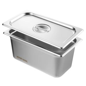 Bacs à Vapeur 1/3 Acier Inox 6po Lot 8
