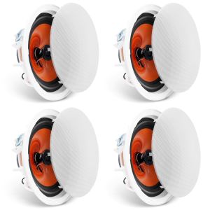 4 HP-parleurs plafond 8po, 100W, 89dB, encastrés