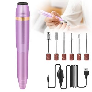 Perceuse Ongles Électrique Portable Or Rose