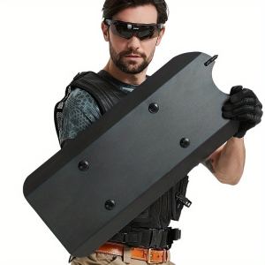 Protège-bras tactique pur métal fer bouclier grip confortable