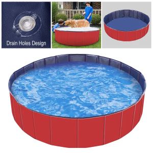 Piscine animal pliable PVC baignade chien enfants
