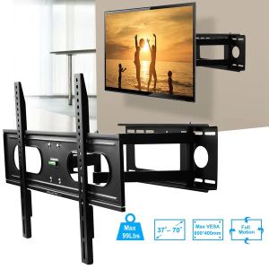 Support TV Mural Pivotant 37-70" VESA 600x400