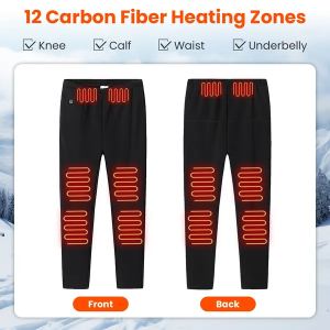 Pantalon Chauffant 12 Zones USB Unisexe 3 Niveaux