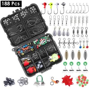 Kit accessoires pêche 188pcs portable