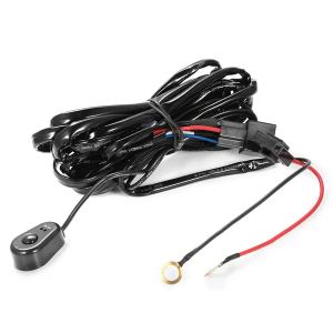 Kit harnais barre LED 280W 12V 40A relais fusible 10pi