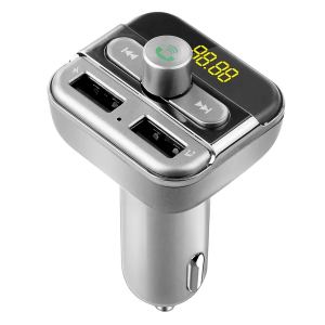 Transmetteur FM auto sans fil, charge dual USB