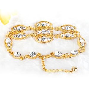 Bracelet strass or brûlé Noble