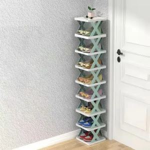 Rangement chaussures 9 étages plastique vertical