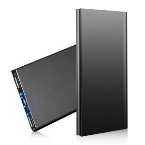 Banque d'énergie 20000mAh ultra-mince avec batterie externe