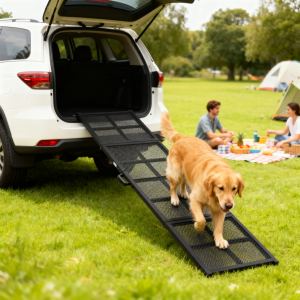 Rampe voiture chien 75" extra large pliable