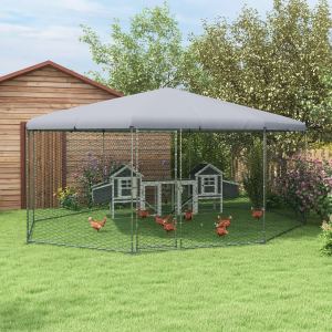 Enclos poulets 5,2m x 4,8m pour 19-25 poulets