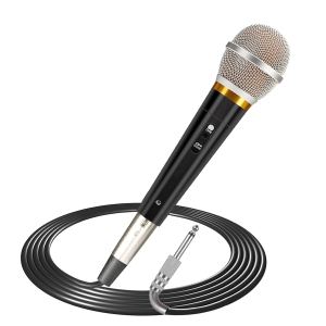 Microphone dynamique filaire XLR 13 pi, studio professionnel