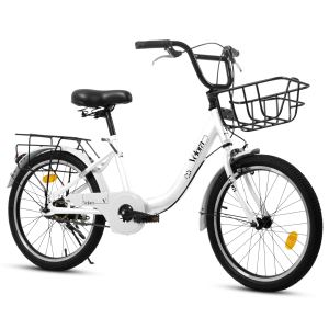 Vélo enfant A20182 20", frein à rétropédalage, acier, rose/vert/mauve