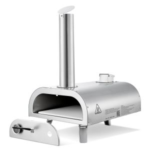 Four à pizza portable 12' au gaz/pellet pour camping