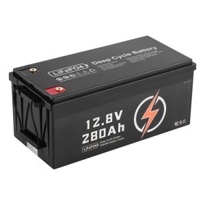 2 pack batterie LiFePO4 12V 280Ah BMS lithium camping-car