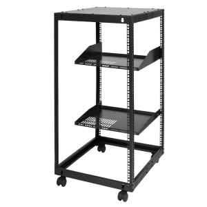 Bâti serveur 20U profilé 15-40 po ajustable 4 colonnes roulettes