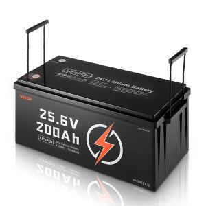 Batterie LiFePO4 24V 200Ah rechargeable BMS 100A 4000 cycles