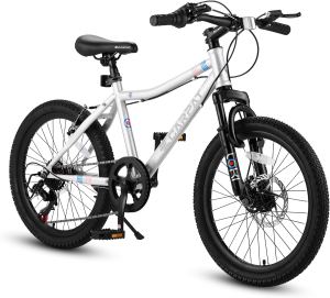 S20101 Vélo enfants 20 po, 7 vitesses, suspension avant