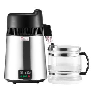 Distillateur eau 6L maison comptoir 900W acier inox