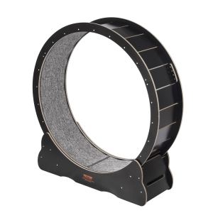 Roue exercice chat 43,3po tapis roulant noir