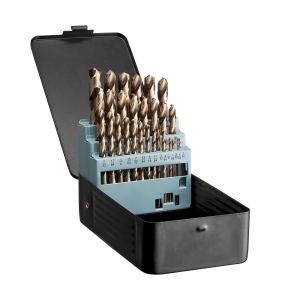 Ensemble forets cobalt 29pc M35 acier rapide